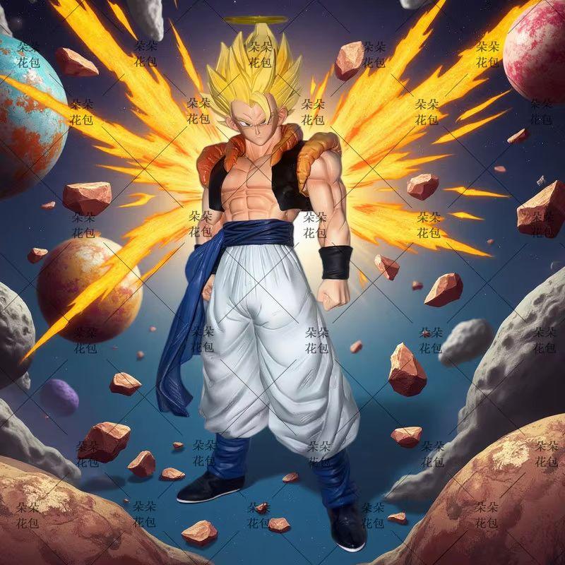 Dragon Ball Gogeta Super Saiyan Figure Anime Peripheral Statue Collectible Desk Ornament Toy Gift For Anime Fans Otaku Figure