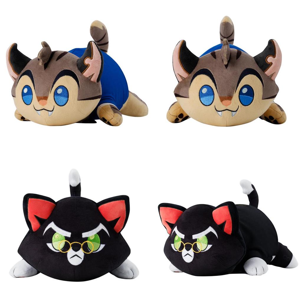 Adorable Lackadaisy Tater Plush Cat Toy Soft Crystal Velvet Stuffed Animal Doll