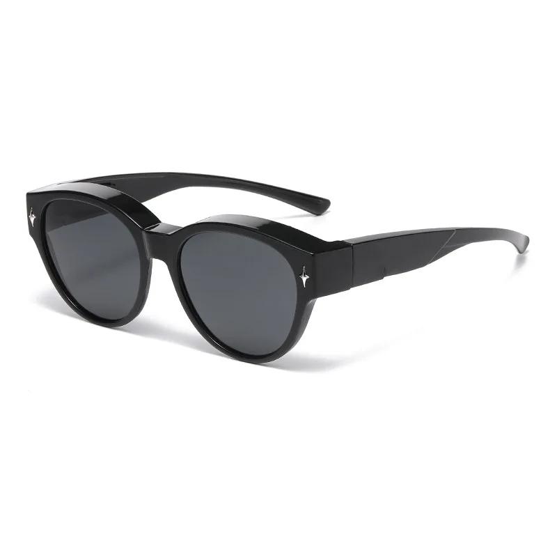 Neutral Fashion New Cat Eye Polarized Sunglasses Can Set Glasses Sunglasses Outdoor Driving Travel Sunscreen Sunglasses