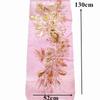 DIY Sequin Appliques 130CM Lace Fabric Appliques Patch Embroidered Appliques  Gown Decoration