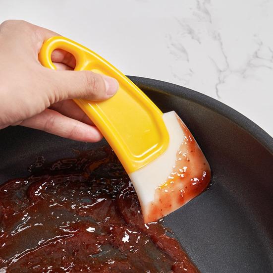 Silicone Scraper Pot Bottom Cleaning High-Temperature Resistant Non-stick Pan Cleaning Scraper Oil Shovel