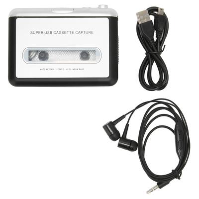 Kassettenspieler, tragbarer multifunktionaler MP3-CD-Konverter, USB, automatischer Rücklauf, Sound, Musik-Tape-Player