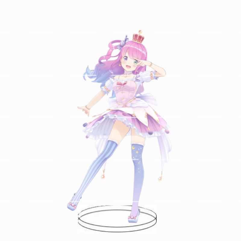 Animation Hololive anchorwoman acrylic insert card white blowing snow summer color festival animation peripheral decoration