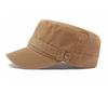 Men's Cotton Flat Top Hat Outdoor Sun Protection Cap