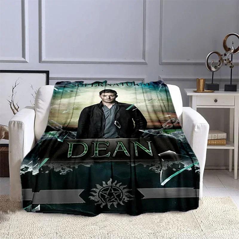 Movie Supernatural - Evil Power Printed Blanket, Fashion Warm Flange Blanket, Picnic Blanket, Bed Blanket, Birthday Gift