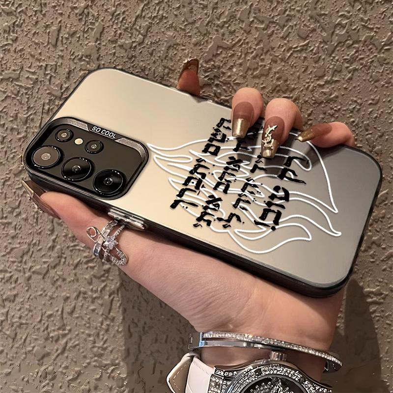 Flame Pattern Phone Case for Samsung Galaxy S25 S24 S23 S22 S21 S20 Note20 FE Ultra Plus 4G 5G Anti Fall Matte Back Cover