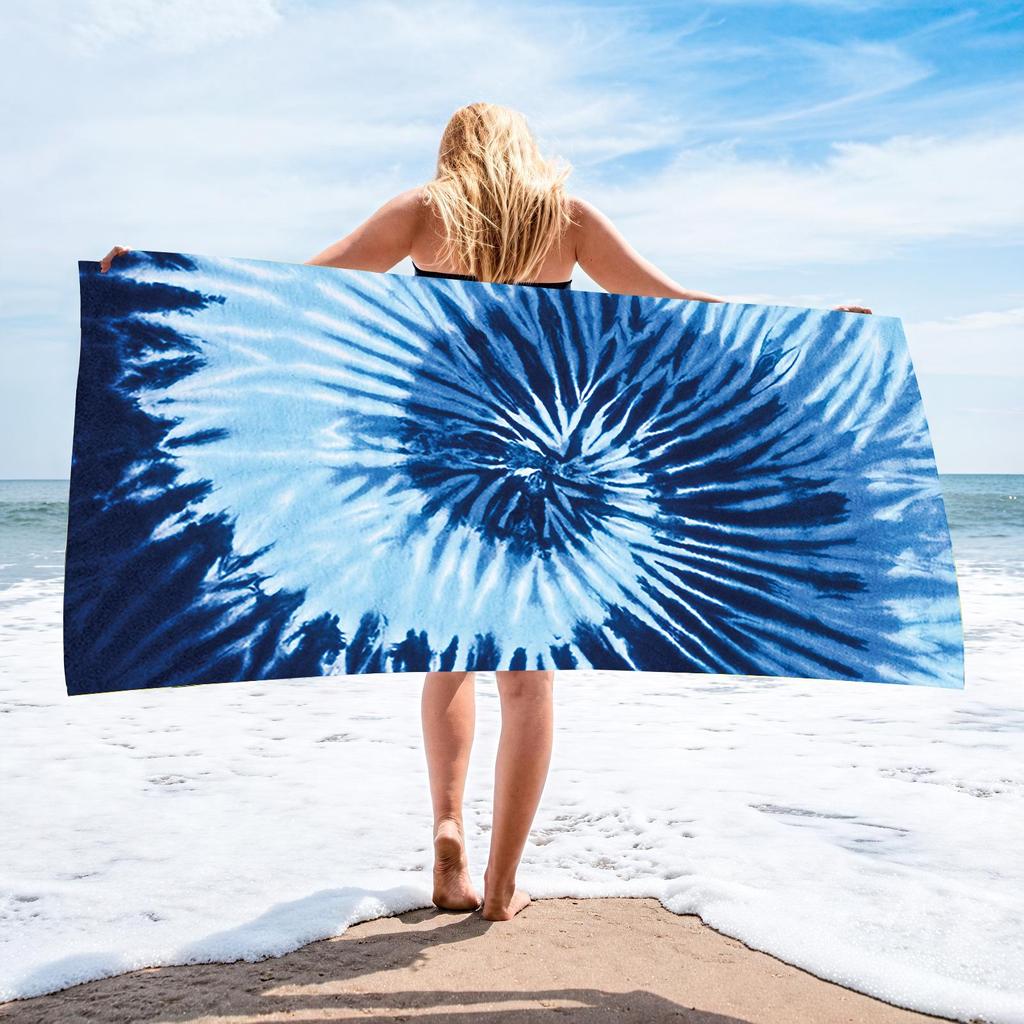 70x140 Microfiber Custom Printed Beach Towel - Absorbent & In Stock