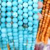 Natural Stone Crystal Beads: Round Beads for Jewelry - Colored Necklaces, Bracelets, Pendants DIY Accessories