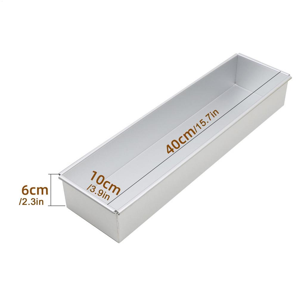Aluminum Cheesecake Pan Rectangular Cake Pan Brownie Cake Baking Maker for Cheesecake Rectangle Aluminum Alloy Cake Mould