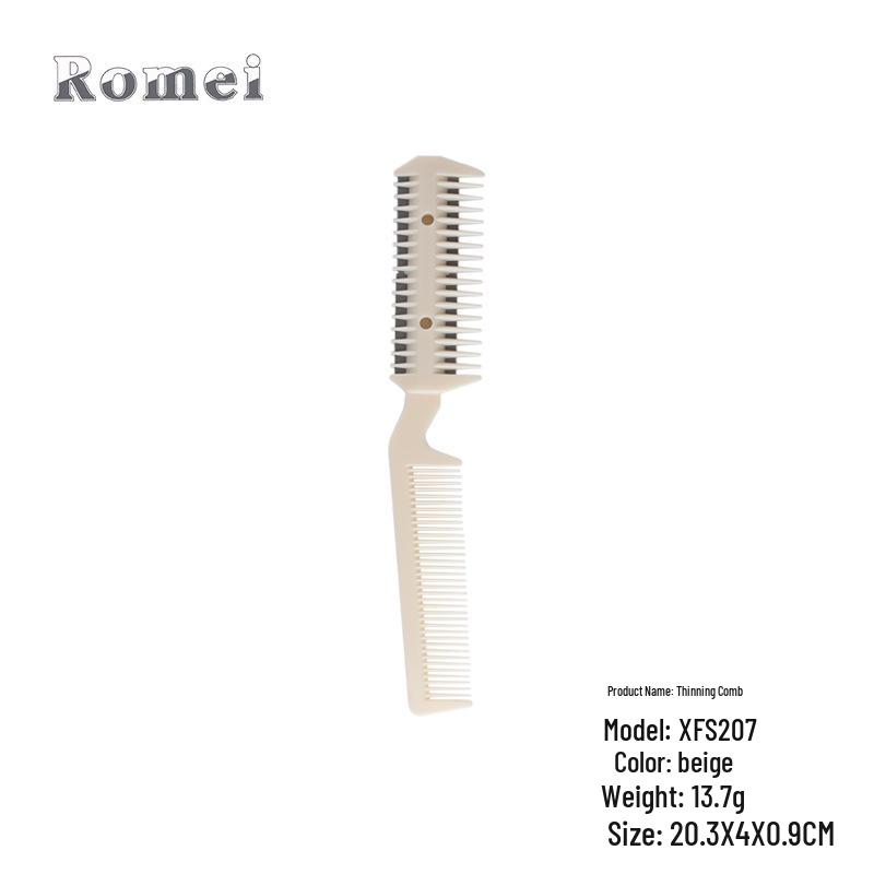 

Двусторонняя бритвенная расческа: Инструмент для истончения волос и челки, Расческа для груминга питомцев