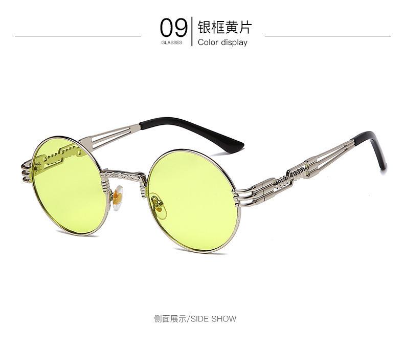 Sunglasses Women'S Round Face Korean Glasses Trend Men'S And Women'S Same Glasses Round Personalized Women'S Sunglasses 3128