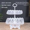 Disposable Dessert Display Stand for Children's Birthday - Cake & Plates Party Decoration