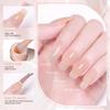 BORN PRETTY Uñas de Gel Color Piel Transparente Color Nude Transparente Natural Artículo Único Fácil de Aplicar Tipo de Esmalte Compatible Uñas Caseras 15ml Oficial