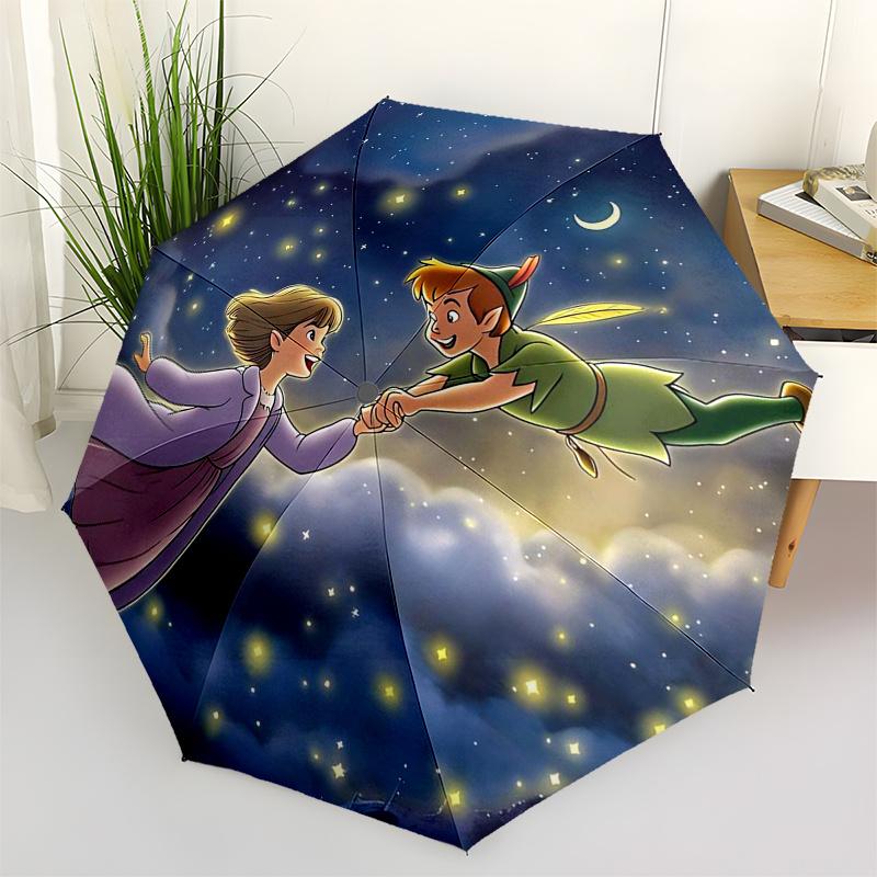 

Tinker bell Themed Travel Umbrella-8 Ribs Automatic Opening and Closing, Portable Folding Design, Compact and Stylish Umbrella Suitable for