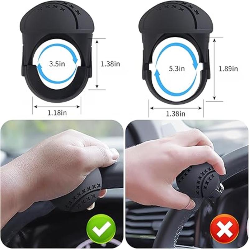 Universal Car Steering Booster, Silicone Power Ball with Bearing, the Best Choice for Turning Assistance