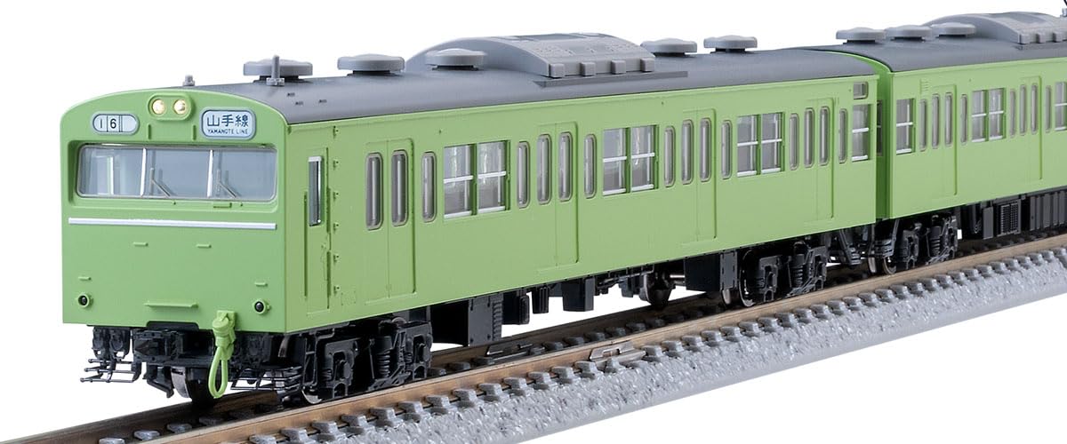 TOMYTEC TOMIX Масштаб N Серия 103 JNR Высокая кабина Автоматический контроль поездов Вагон с моделью поезда Угуису Базовый набор 97615,