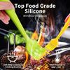 Silicone Pastry Brush Heat Resistant Spreading Oil Butter Sauce Marinades For Bbq Cooking, Dishwasher Safe, 5 Piece Set