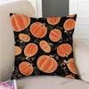 Gold Autumn Fall Pumpkin Harvest Art Thanksgiving Day Decoration Throw Pillow Car Pillow Case Cotton Linen Sofa Cushion Covers