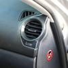 2Pcs Carbon Fiber Look Side Air Vent Outlet Trim Cover For 06-12 Lexus IS250 350
