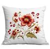 Spring and Summer Imitation Embroidered Flower Pillowcase Home Sofa Living Room Pillowcase New Style Pillowcase