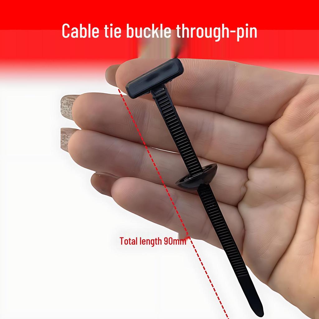 Universal Cable Tie Buckle Push Pin for Mudguard, Fender Liner, and Trunk Fixing.