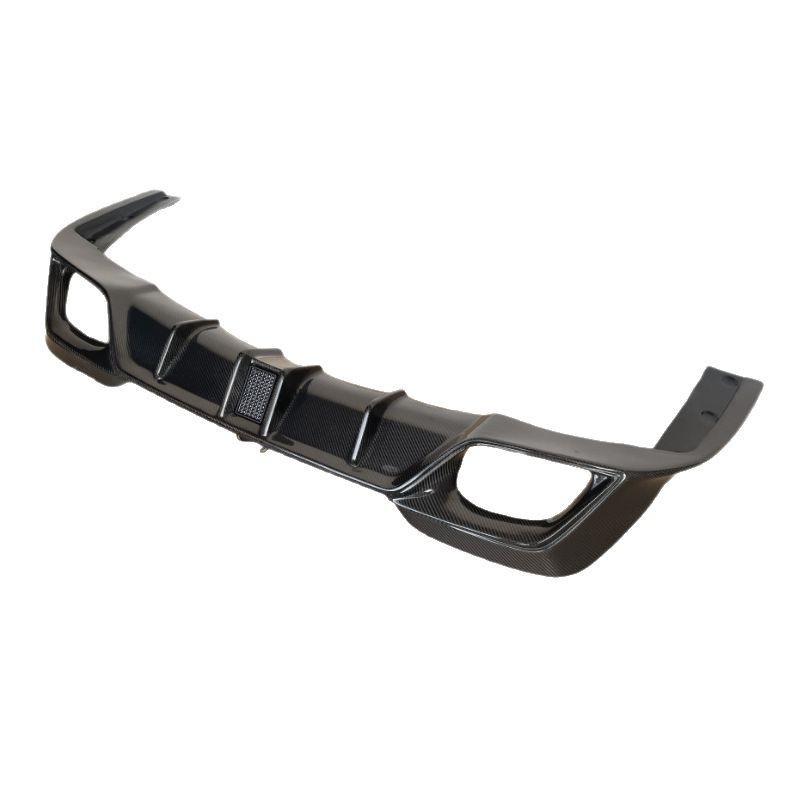 BMW 3 Series G20/G28 Carbon Fiber Rear Diffuser Lip with Lights - Rear Bumper Upgrade