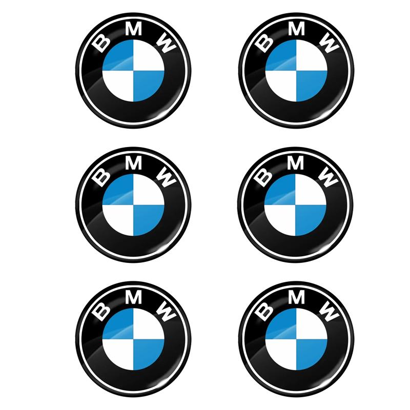2/4/6pcs Car Door Lock Keyhole Protection Stickers Emblem For BMW 1 3 5 Series X1 X4 X5 X7 G20 G38 F20 F39 F48 E46 E60 E36 E39