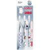 Skater Toothbrush for Kindergarten Children Set of 3 Clear Baymax Disney TBCR5T