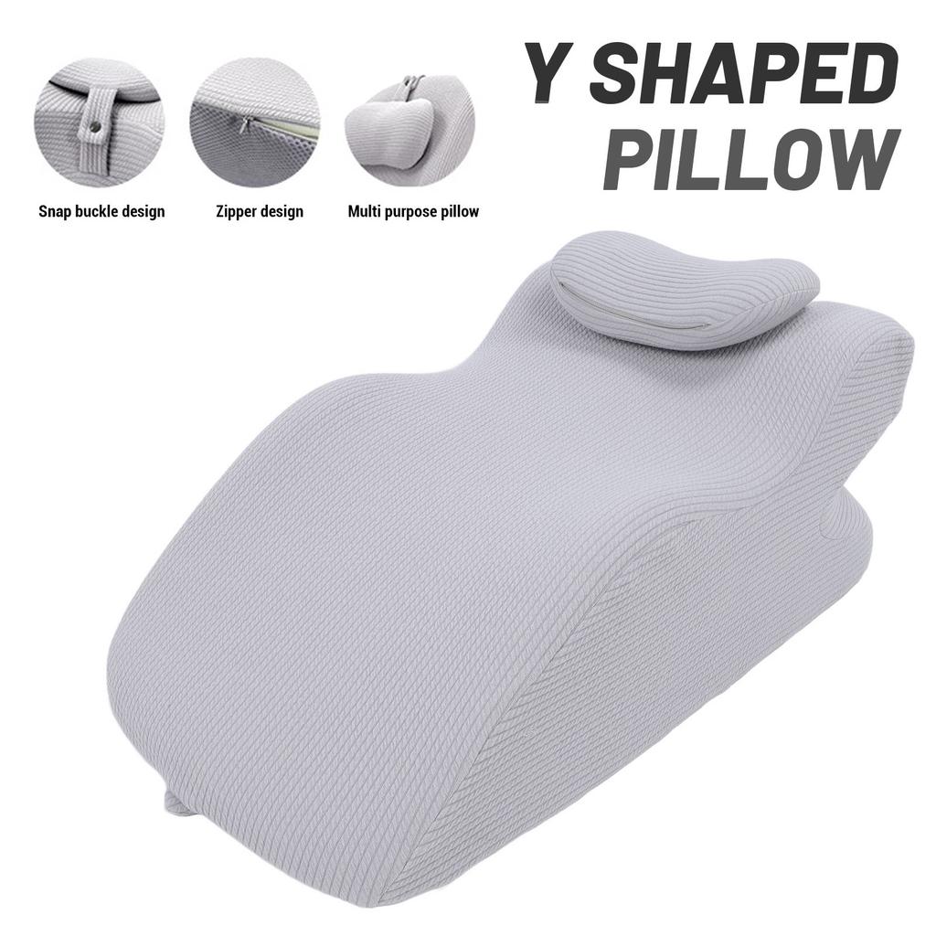 Prone Sleeping Pillow Memory Foam Bed Wedge Pillow Breathable Prone Position Pillow for Home Beauty Salon