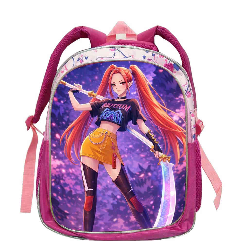 K D H Rumi Mira Zoey Sacs d'école Garçons Filles Sac à dos Rose Doux Mochilas Sacs d'école Dessin Animé