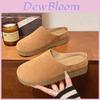 Sole Cozy Thick Slipon Footwear For Women In Retro Designs Ideal For Everyday Use