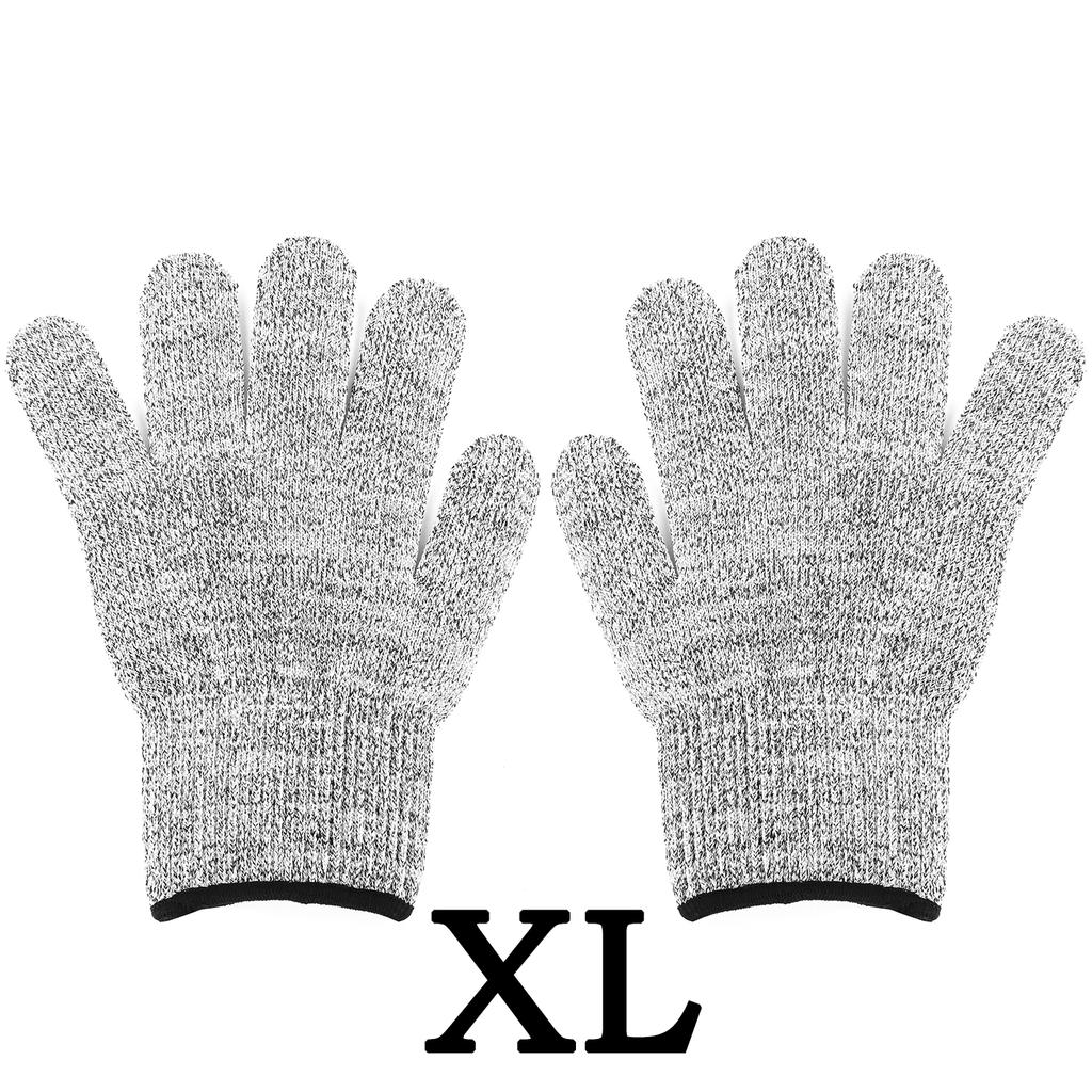 Anti Cut Proof Gloves Level 5 Safety Work Multifunction Protection High-strength Wear-resistant HPPE Glove Hemp Gray Finger Cots