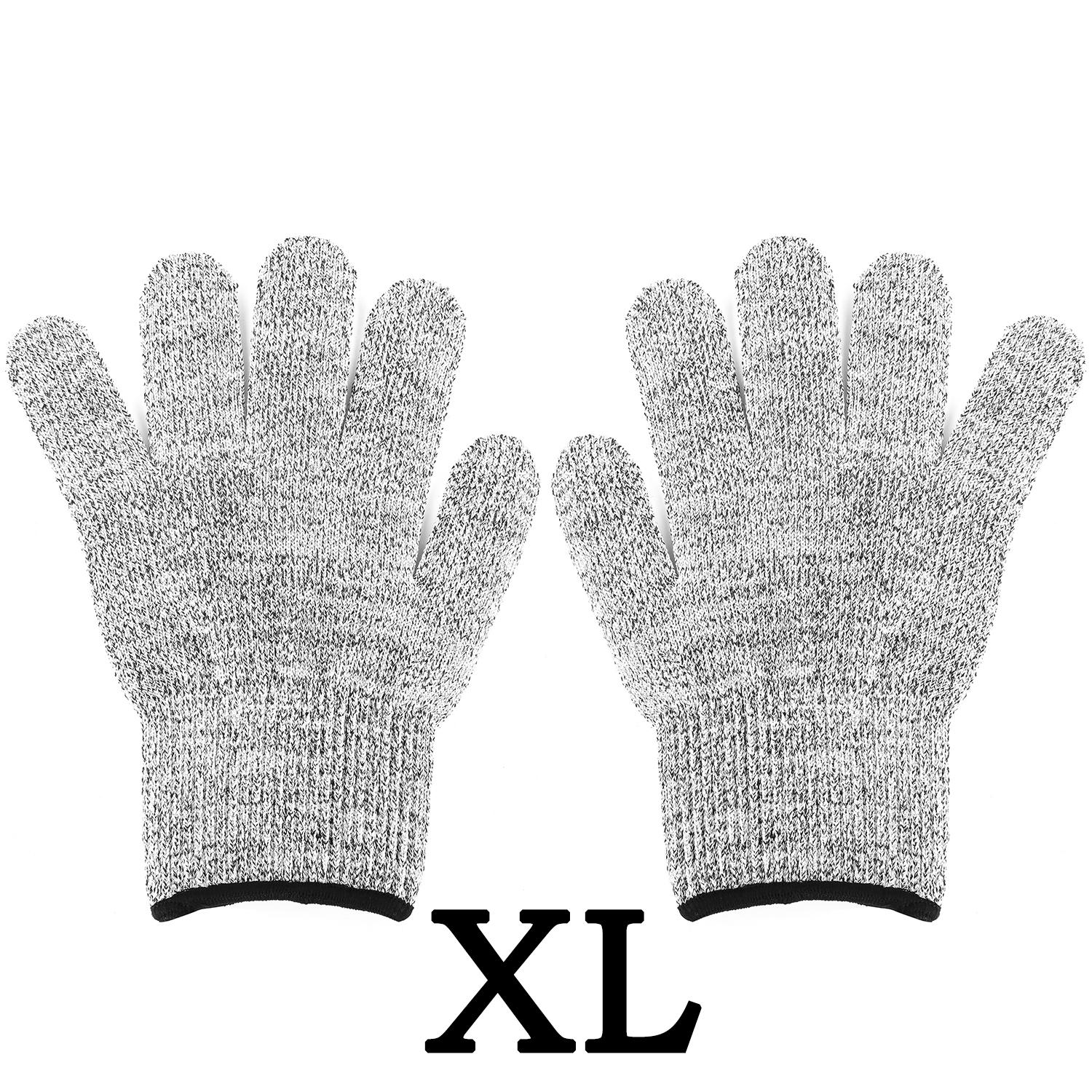 

Захист від порізів Рукавички Рівень 5 Безпека Робота Багатофункціональний захист Високоміцні зносостійкі рукавички HPPE Конопляні сірі ліжечка для пальців