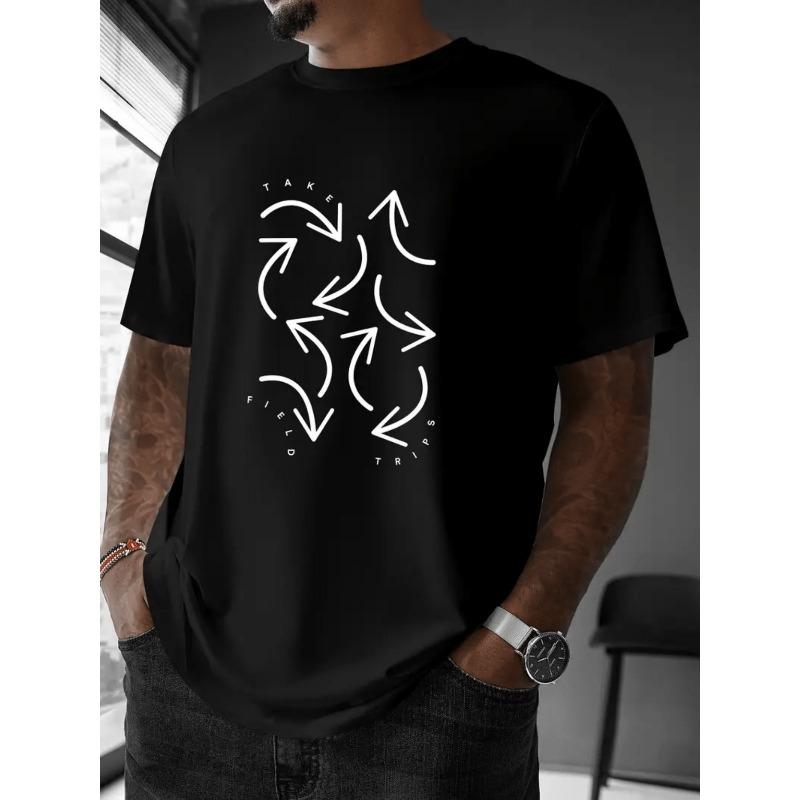 

European sizes Men s Short-Sleeve T-Shirt, Summer Breathable Sportswear for Fitness, Trendy Casual Loose Fit Slimming Men s T-Shirt S чёрный