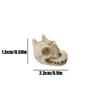 20pcs Resin Dragon Skull Decoration Mini Paving Stone Outdoor Landscape Decoration Dragon Skull Design Flowerpot Filler Stones