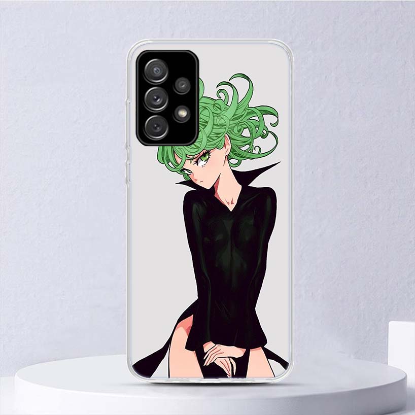 One P-Punch-Man Tatsumaki Soft Case For Samsung Galaxy A52 A42 A32 A22 A12 A02S Phone Cover A50 A51 A70 A71 A41 A31 A21S A40 A30