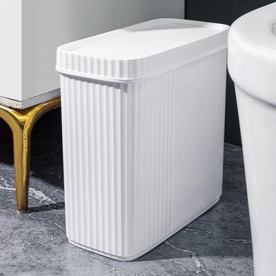 Lixeira Retangular Compacta com Tampa - Ideal para Cozinha ou Banheiro