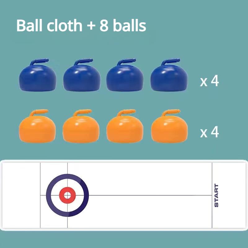 

Семейные настольные игры для детей и взрослых: Настольная игра в керлинг с 8 роликами и шаффлборд-шайбами 1set