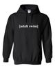 Adult Swim Cotton Hooded Sweatshirt Retro Cartoon Anime Black S - 5XL