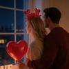 Haarreif Valentinstag Stirnband mit 3D-Herzform und glitzernden Pailletten Party Vielseitig