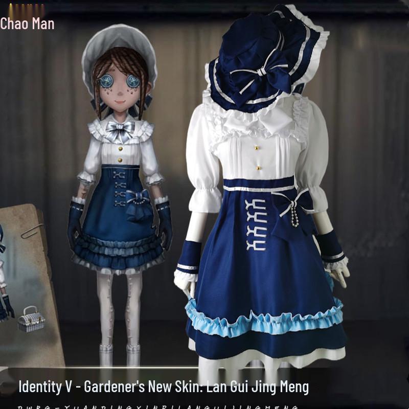 Identity V Gardener C-Tier Costume: Lan Gui Jing Meng Lolita Cosplay Dress