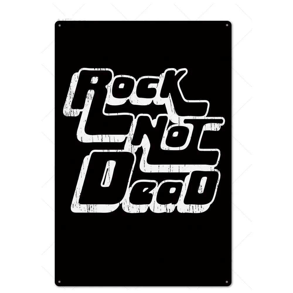 Vintage Rock  Roll Tin Sign Metal Poster  Retro Wall Decor for Bar Pub Club Man Cave  Perfect Metal Plaque for Music Lovers