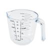 Clear Plastic Kitchen Measuring Cup Set - Thickened Scale Cups & Cylinders for Baking