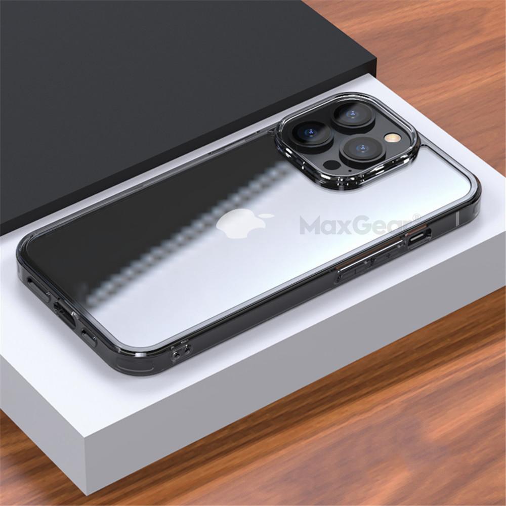 HD Tempered Glass Clear Case For iPhone 15 14 13 12 11 Pro Max XR XS 7 8 Plus Mini Luxury Transparent Soft Frame Hard Back Cover