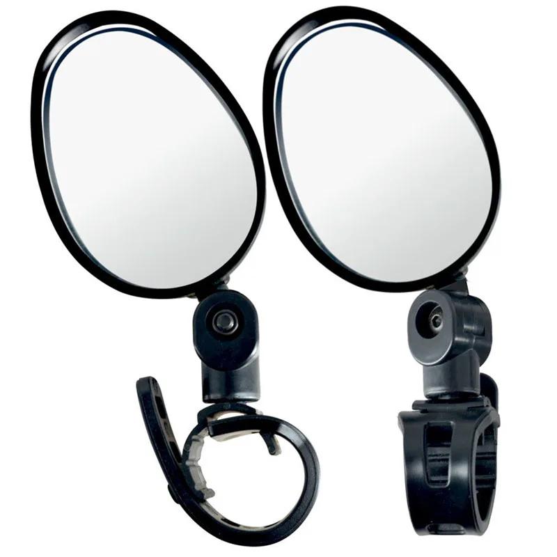 Bicycle Motorcycle Rearview Mirror Universal 360 Rotation Adjustable Round Ellipse Rear View Mirrors For Road Bike Accessories