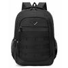 Casual Oxford Material Commuter Backpack With Large Capacity And Colorcontrast Elements