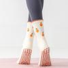 Non-Slip Yoga Socks Breathable Cuffed Mid Tube Socks Professional Floor Socks  for Women