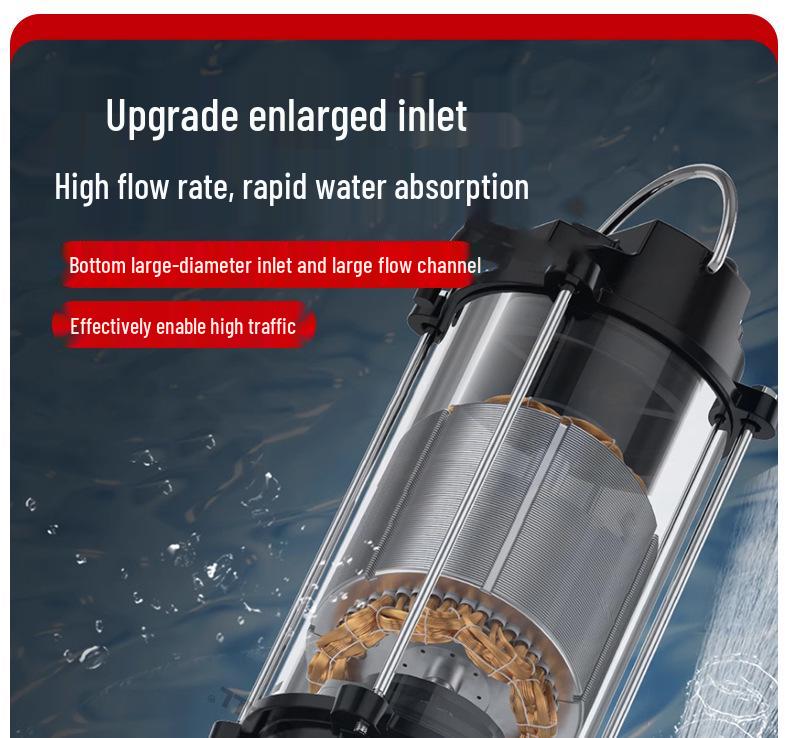 220V Hochleistungs-Tauchpumpe für Haushalt und landwirtschaftliche Bewässerung