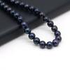 1String, Round Natural Freshwater Pearls, 9-10mm Black Pearl Beads for Jewelry Making DIY Crafts, Birthday Wedding Gifts, 36cm