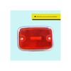 4-Pack Side Marker Lenses Compatible with Volkswagen Type-2 Bus 1975-1979 models Hippie Bus Minibus Van and Classic Cars (Silver Body) Red/Amber